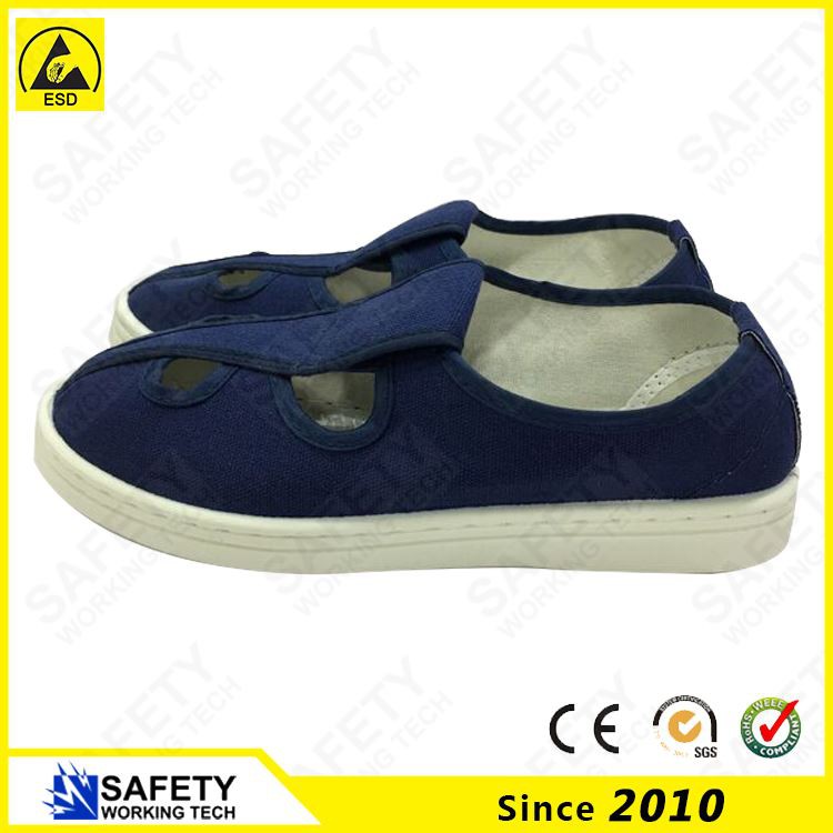 anti-static blue shoes