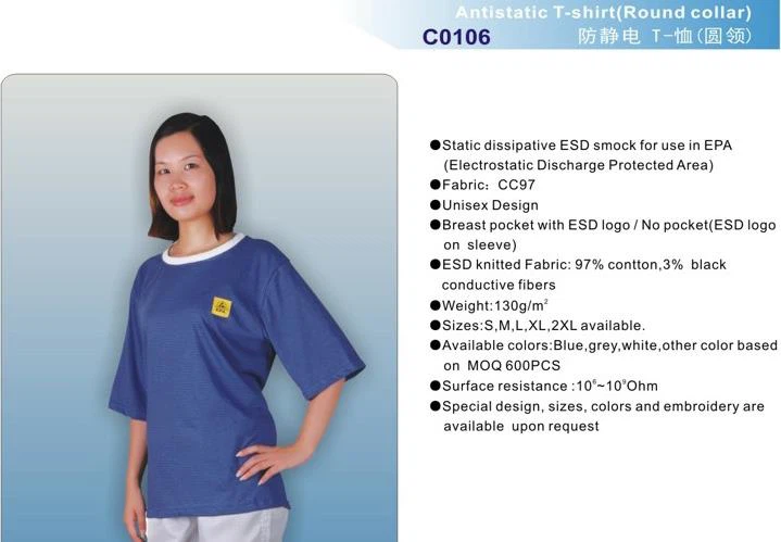 Chemise POLO antistatique avec un design unisexe