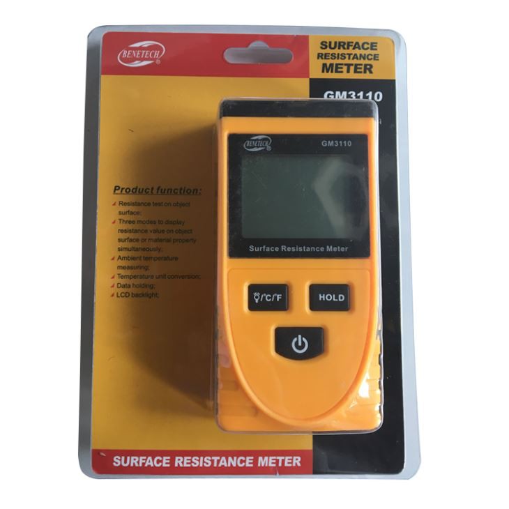 High quality digital surface resistivity tester